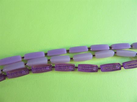 Mod 1960's Purple Long Necklace Vintage Jewelry 