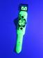 Mod Neon Green Lucerne Wrist Watch Needs Repair AS IS Vintage Accessories '60's Costume 