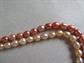 Genuine Freshwater Pearl Necklace Sterling Clasp Fall Colors