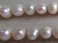 Genuine Freshwater Pearl Necklace with Rhinestone Rhondelle Spacers and Red Beads Fine Jewelry Holiday Christmas Jewelry