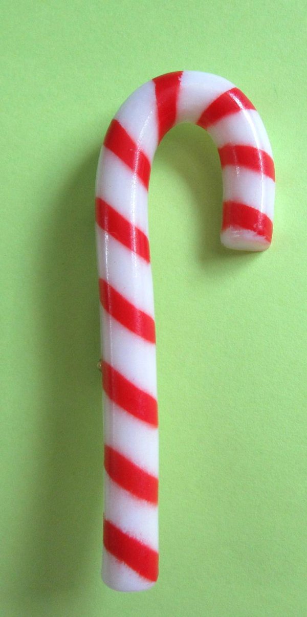 Vintage Candy Cane Pin Christmas Holiday Jewelry 