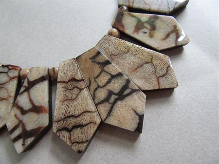 Karla Jordan Coral Necklace Set Signed Vintage Jewelry