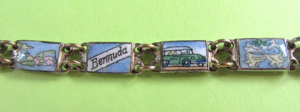 Vintage Bermuda Bracelet Small Wrist Souvenir 