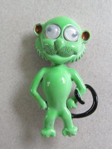 Anthropomorphic Lion Pin JJ Signed Vintage Jewelry 