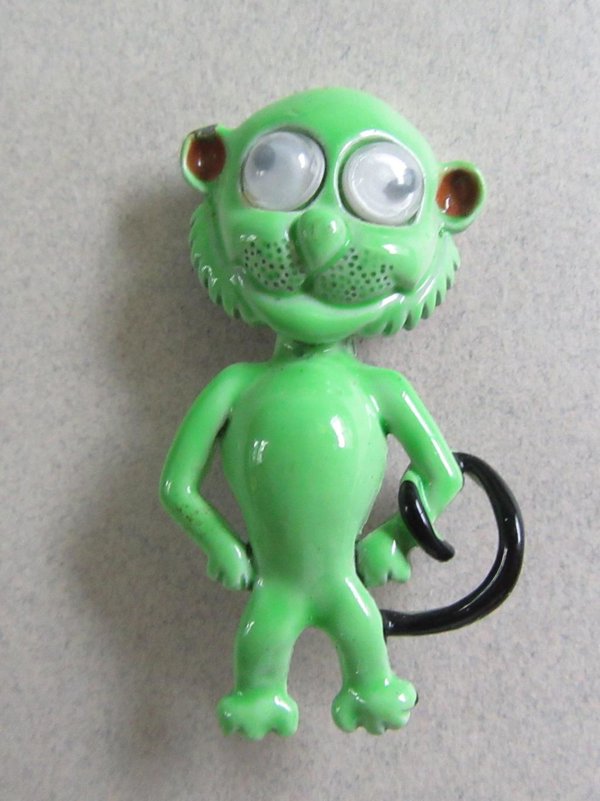 Anthropomorphic Lion Pin JJ Signed Vintage Jewelry 