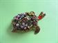 ART Arthur Pepper Fruit Salad Turtle Tortoise Pin AS IS