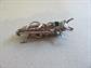 1940's Unsigned Coro ? Grasshopper Pin Vintage Costume Jewelry Figural Bug