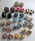 1950's Mid Century Cluster Earring Lot Western Germany Japan Hong Kong Vintage Costume Jewelry Clip On Earrings 50's Accessories