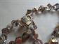 Vintage 1950's Copper Crystal Bracelet Smaller Wrist  7