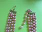 1950's Cotton Candy Pink Multi Strand Necklace Japan Beads Vintage Costume Jewelry '50's Accessories