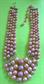 1950's Cotton Candy Pink Multi Strand Necklace Japan Beads Vintage Costume Jewelry '50's Accessories