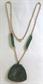 Bakelite Creamed Spinach Necklace Mid Century Vintage Costume Jewelry 1950's Accessories