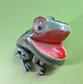 Anthropomorphic Google Eyes Pin Frog Pin Toad Bullfrog Googly Vintage Costume Jewelry Figural