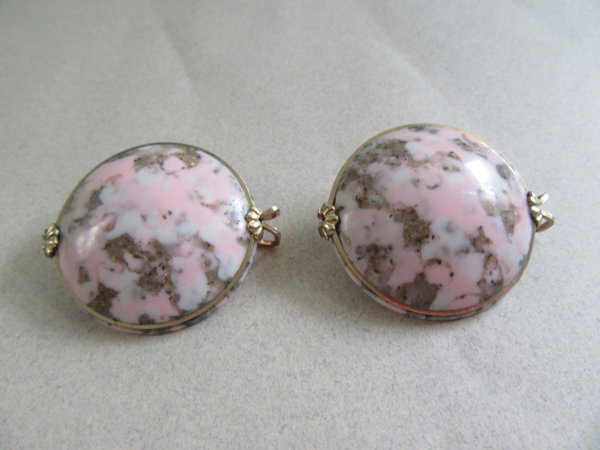 Hillcraft Lucite Earrings Vintage Jewelry 