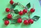 Vintage Cherries Necklace and Bracelet Set Rockabilly Summer Costume Jewelry GORGEOUS