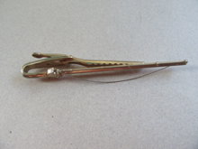 Vintage 1940's Fly Fishing Rod Tie Clasp Fisherman Gift Mens Jewelry 