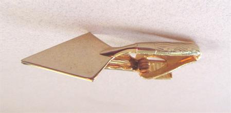 Vintage 1950's Trowel Tie Bar Clasp Mason Masonry Mens Jewelry Shirt Accessories