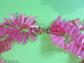 Mod Pink 1960's Long Shimmy Necklace Vintage Costume Jewelry Go Go '60's Accessories