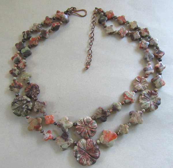 Jay King DTR Genuine Jasper Necklace Desert Rose Trading