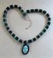 Jay King DTR Mine Onyx and Turquoise Necklace With Inlay Enhancer Pendant  Fine Jewelry Desert Rose Trading