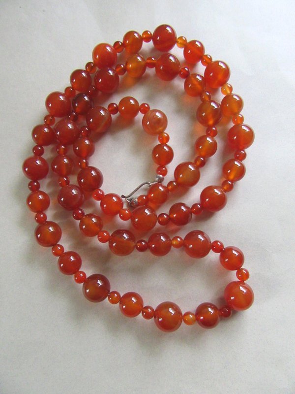 Jay King Necklace DTR Mine Carnelian Sterling Clasp Fine Jewelry