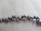 Gray Freshwater Peal Necklace Sterling Silver Clasp Fine Jewelry