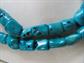 Barse Genuine Blue Bamboo Dyed Coral Necklace Tropical Cruise Wear