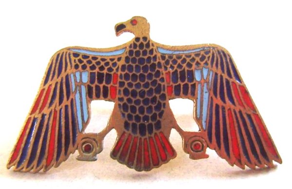 Vintage Egyptian Revival Falcon Pin 
