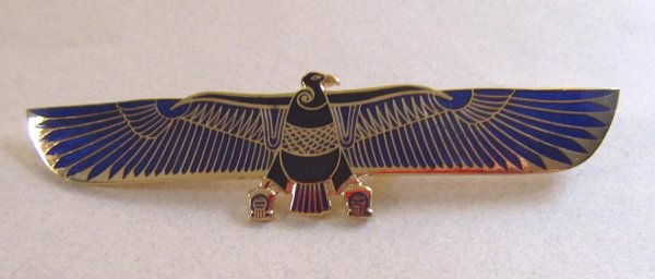 Vintage Egyptian Falcon Pin 