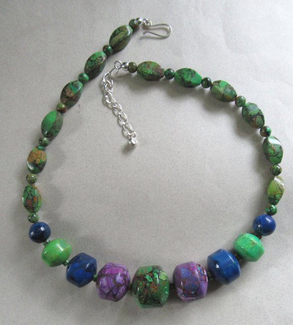 Jay King Gemstone Necklace DRT Mini Sterling Clasp Fine Jewelry