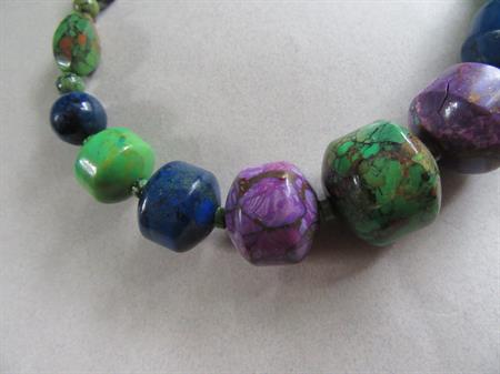 Jay King Gemstone Necklace DRT Mini Sterling Clasp Fine Jewelry