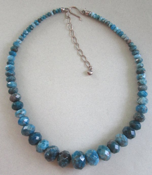Jay King Necklace DRT Mine Apatite Sterling Clasp Fine Jewelry