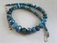 Jay King DRT Mine Genuine Blue Apatite Necklace Sterling Silver Clasp Desert Rose Trading Fine Jewelry Ocean Colors