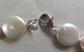 Lucas Lameth Genuine Freshwater Coin Pearl Necklace Cream and Champagne 18