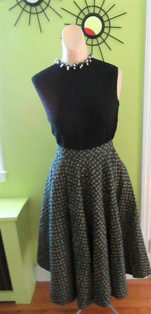 1950's Quilted Circle Skirt 24