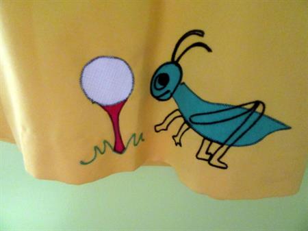 1970's Grasshopper Golf Skort Ladies Golfing Vintage Clothing