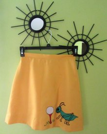 1970's Grasshopper Golf Skort Ladies Golfing Vintage Clothing