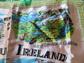 Ireland Vintage Satin Pillow Sham 1950's Dublin Home Decore Irish