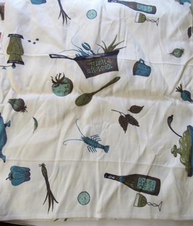 Two Vintage Kendall Tea Towels Set Kitchen Accessories