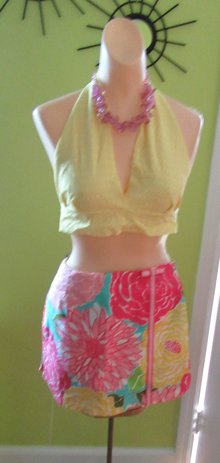 Lilly Pulitzer Lenore Skort Size 4 Ladies Clothing 