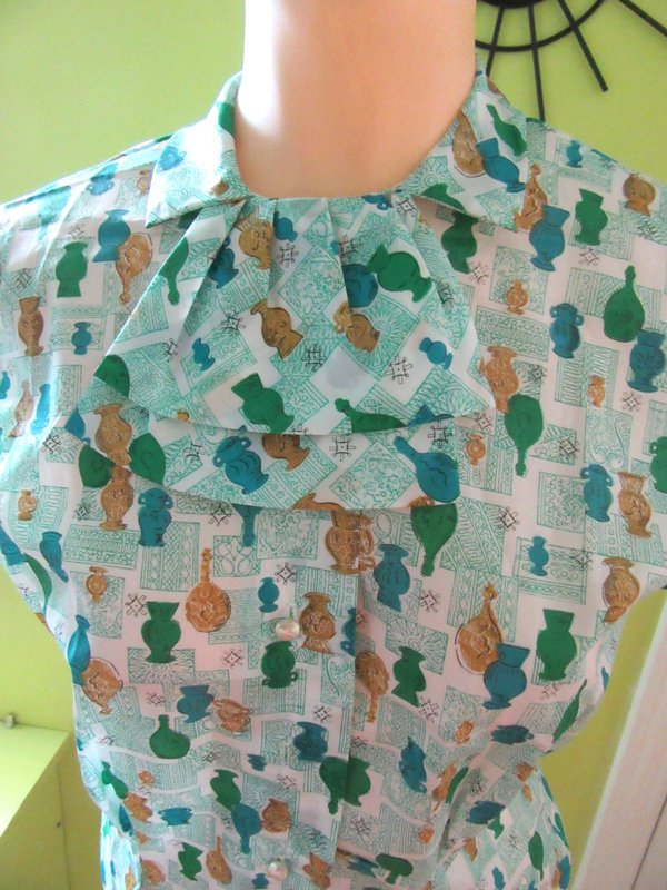 Ladies Vintage Blouse 1960's Clothing Never Worn