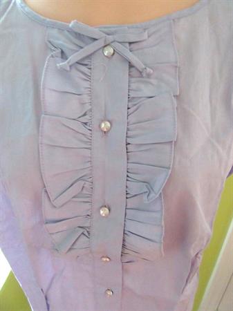 Ladies Vintage Purple Cotton Blouse Never Worn 