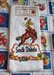 Retro Red and White Kitchen Cowboy 100% Cotton Kitchen Tea Towel YOUR CHOICE Unused Texas South Dakota Arizona Wyoming