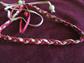 1960s Braided Leather Head Band Purple or Red Never Worn Old Stock Hippie Costume '60's Accessories