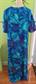 Wika of Hawaiian Moo Moo Trippy Long Dress Ladies Vintage Clothing Tiki Luau Aloha