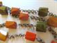 Vintage Bakelite Necklace Multi Colored Long Chain Vintage Costume Jewelry