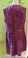 Vintage 1960's-'70's Ladies Purple Crushed Velveteen Long Vest Hippie Costume Party Coz Play 