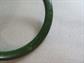 Bakelite Green Swirly Bangle Bracelet Spacer Vintage Costume Jewelry