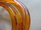 Bakelite Iced Tea Bangle Bracelet Slice Set  FOUR Bangles Stack Vintage Costume Jewelry