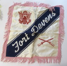 1950's US Army Fort Devens Mass. Pillow Case Home Front Military Memorabilia